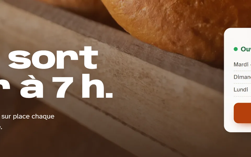 Nouveau site : le bas de l’écran, sans bandeau.