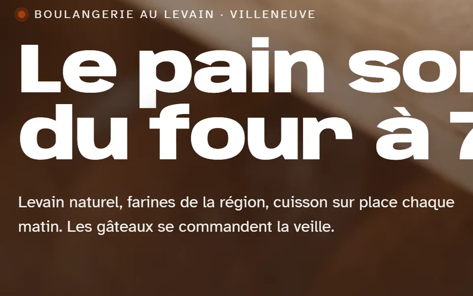 Nouveau site : un paragraphe blanc, en plus grand, sur la photo assombrie.